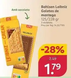 Rossmann Bahlsen - leibniz galetes de mantega oferta