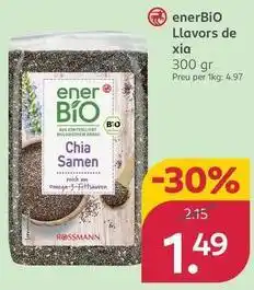 Rossmann Enerbio - llavors de xia oferta