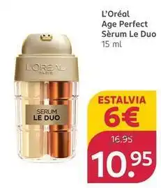 Rossmann L'oréal - age perfect serum le duo oferta