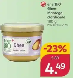 Rossmann Enerbio - ghee mantega clarificada oferta