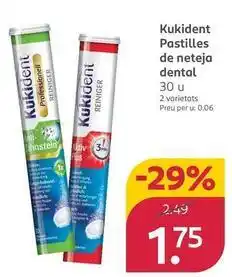 Rossmann Kukident - pastilles de neteja dental oferta