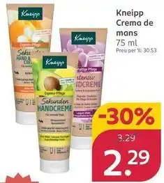 Rossmann Kneipp - crema de mans oferta