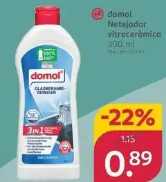Rossmann Domol - netejador vitroceràmica oferta