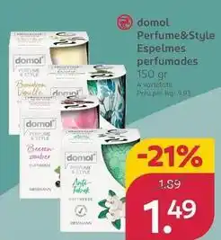 Rossmann Domol - perfume&style espelmes perfumades oferta