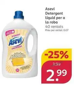 Rossmann Asevi - detergent liquid per a la roba oferta
