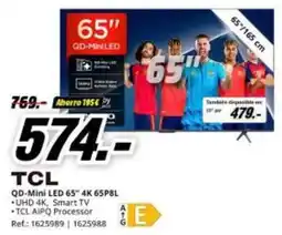 MediaMarkt Tcl - qd mini led 65 4k 65p8l oferta