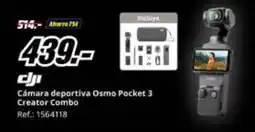 MediaMarkt Pocket - câmara deportiva osmo 3 creator combo oferta