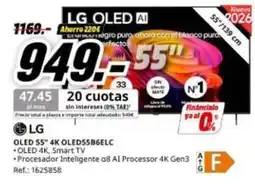 MediaMarkt Lg - oled 55 4k oled55b6elc oferta