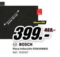 MediaMarkt Bosch - placa inducción pid61rbbb5e oferta