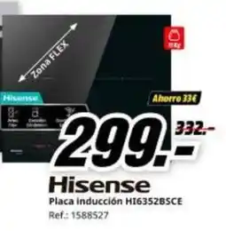 MediaMarkt Hisense - placa inducción hi6352bsce oferta