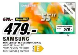 MediaMarkt Samsung - mini led 55 4k tu55m80hauxxc oferta