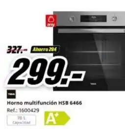 MediaMarkt Horno multifuncion hsb 6466 oferta