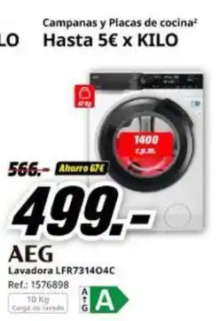 MediaMarkt Aeg - lavadora lfr731404c oferta