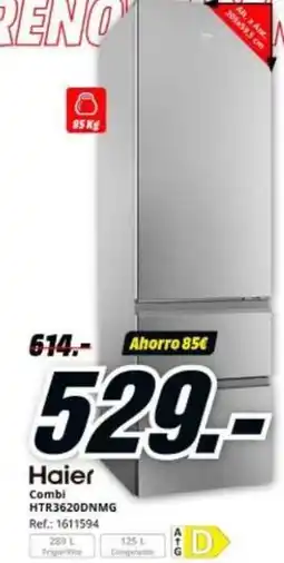 MediaMarkt Haier - combi htr32adnmng oferta
