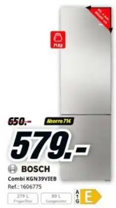 MediaMarkt Bosch - combi kgn39vieb oferta