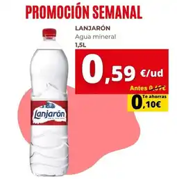 Tu Trébol Hipermercados Lanjarón - agua mineral oferta
