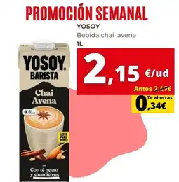 Tu Trébol Hipermercados Yosoy - bebida chai avena oferta