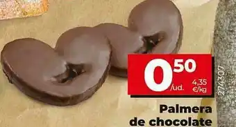 Dia Supermercados Palmera De Chocolate oferta