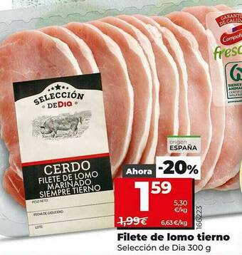 Dia Supermercados Filete De Lomo Tierno Selección De Dia oferta