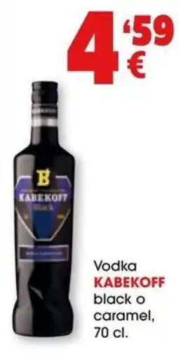 TOP Cash & Carry Vodka KABEKOFF black o caramel oferta