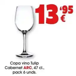 TOP Cash & Carry Arc copa vino tulip oferta