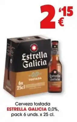 TOP Cash & Carry Estrella Galicia cerveza tostada oferta