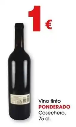 TOP Cash & Carry Cosechero vino tinto ponderado oferta