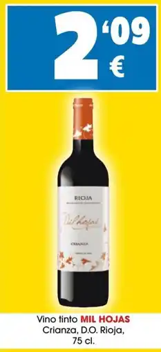 TOP Cash & Carry MIL HOJAS vino tinto oferta