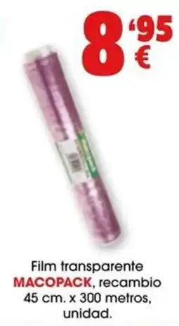 TOP Cash & Carry Macopack film transparente oferta