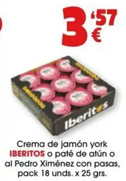 TOP Cash & Carry Iberitos crema de jamón york oferta