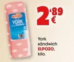 TOP Cash & Carry Elpozo york sandwich oferta