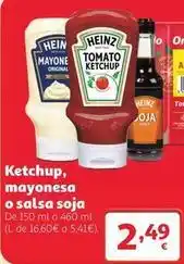 Alcampo Heinz - ketchup, mayonesa o salsa soja oferta