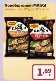 Alcampo Maggi - noodles ramen oferta