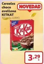 Alcampo Kit kat - cereales choco avellana oferta