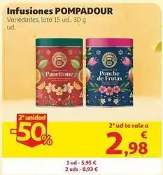 Alcampo Pompadour - infusiones oferta