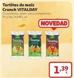 Alcampo Vitalday - tortitas de maiz crunch oferta