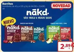 Alcampo Nakd - barritas oferta