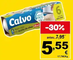 Masymas Calvo - atún claro en aceite de oliva oferta