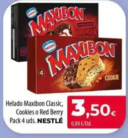 Spar La Palma Maxibon Helado Classic, Cookies o Red Berry oferta