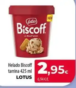 Spar La Palma Lotus Helado Biscoff oferta