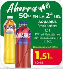 Spar La Palma Aquarius bebida isotónica oferta