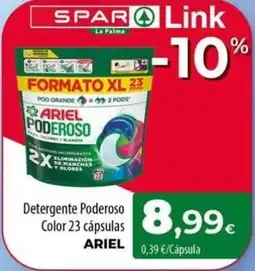 Spar La Palma Ariel Detergente Poderoso Color oferta