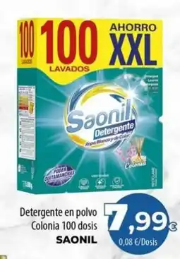 Spar La Palma Saonil Detergente Colonía 100 dosis oferta