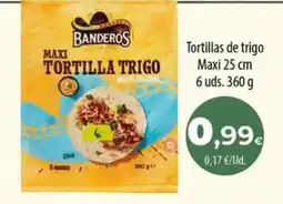 Spar La Palma Banderos maxi tortilla trigo oferta