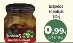Spar La Palma Banderos jalapeños en rodajas oferta