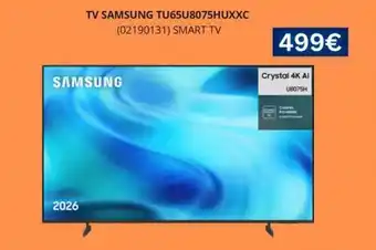 Samsung tv tu65u8075huxxc