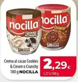 Spar La Palma nocilla crema al cacao cookies & cream o crunchy oferta