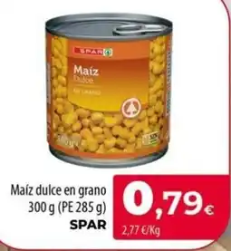 Spar La Palma spar maíz dulce en grano oferta