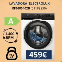 Master Cadena Electrolux lavadora EFE685402B oferta