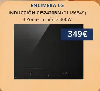 LG encimera inducción ci52420bn